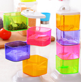 Creative Bottles Jars Vertical Seasoning Box Rotary Pot Spice Rack in Herb Spice Tools Cruet condiments