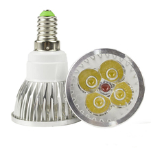 5PCS/Lot Free shipping LED E14 spotlight 3w 4w 5w cool/warm/pure white 220v 110v high power Bulb Lamps with 2 years warranty