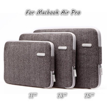 Hot selling felt men s notebook laptop bag sleeve case for Macbook Air Pro 11 13