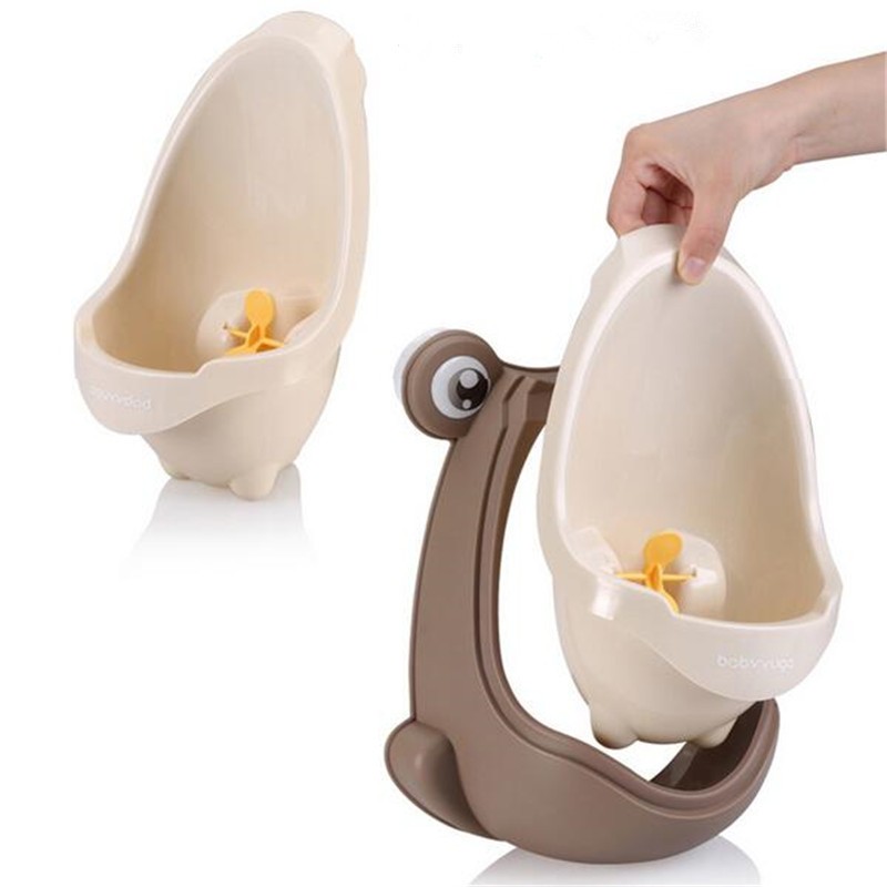 Hot Boy Urine Groove Stylish PP Frog Children Stand Vertical Urinal