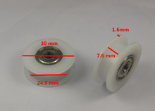 wholesale 3D printer Reprap big POM H wheels duplex bearing wheel 5/8mm diameter