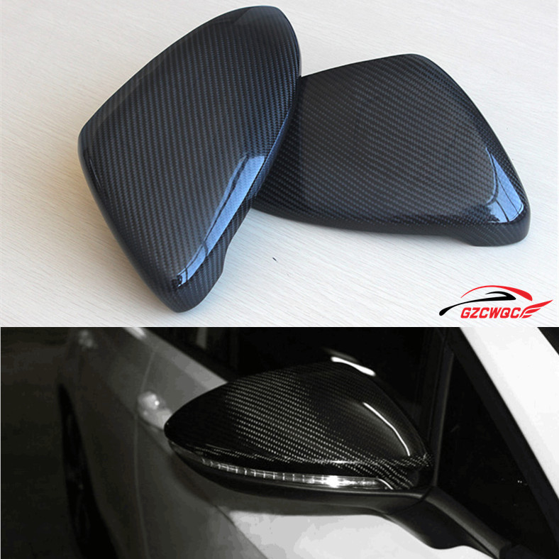 High quality real carbon fiber Golf 7 alternative design rearview mirror cover,car side mirror caps for Volkswagen