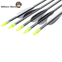 12pcs pack Shooting Lightweight 80cm Length 15 80lbs Arrows For Compound Bow Recurve Bow Outdoor Archery