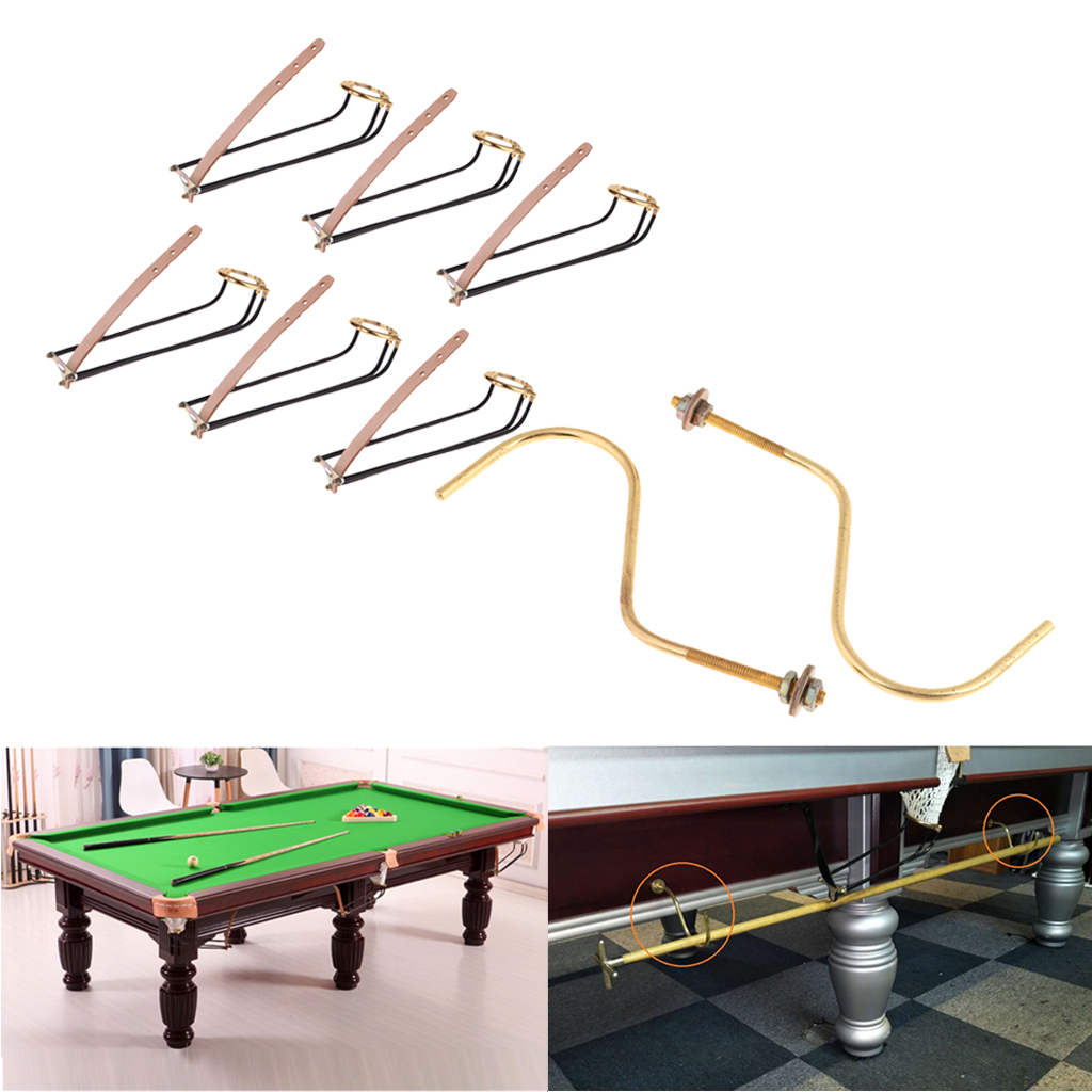 Small Brass Hook Hanger for Pool Snooker Rack Holding Billiard Stick Cleaner 