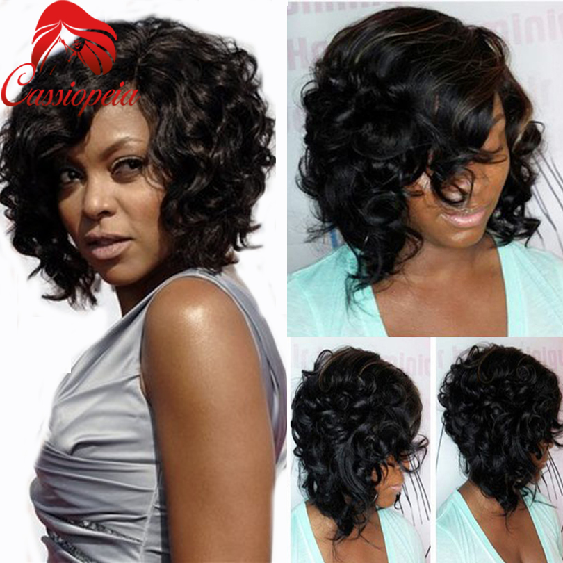 Glueless Short Human Hair Lace Front Bob Curly Wigs for Black women ... Glueless Short Human Hair Lace Front Bob Curly Wigs for Black women ...