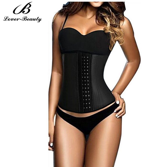 Plus Size XS XL Latex Waist Trainer Hot Shapers Body Shapers Steel Boned Corsets And Bustiers