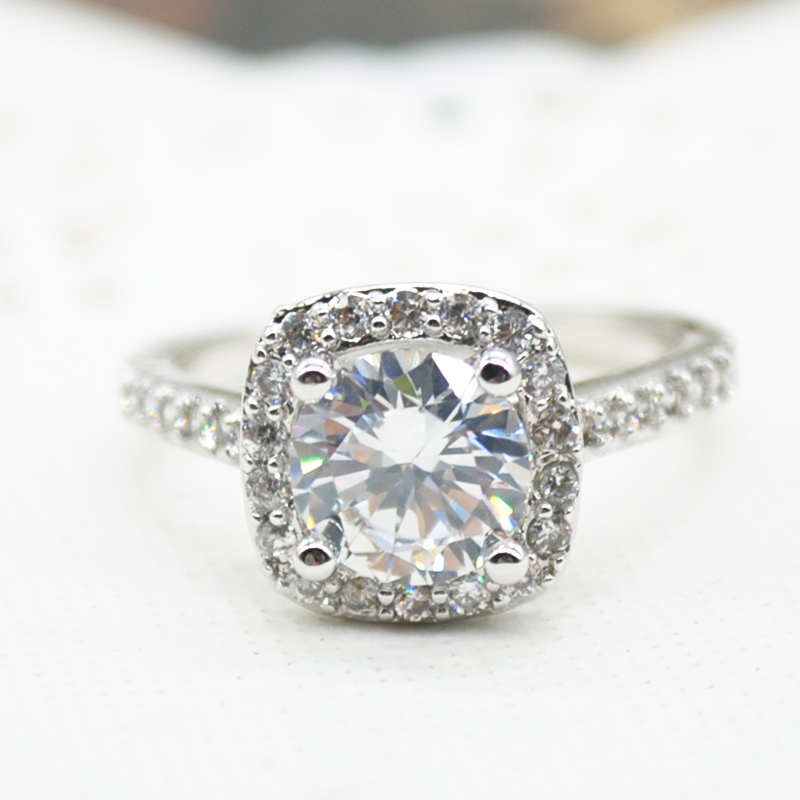 Square-Big-Stone-Austrian-Crystal-Engagement-Ring-Zircon-Wedding-Rings ...