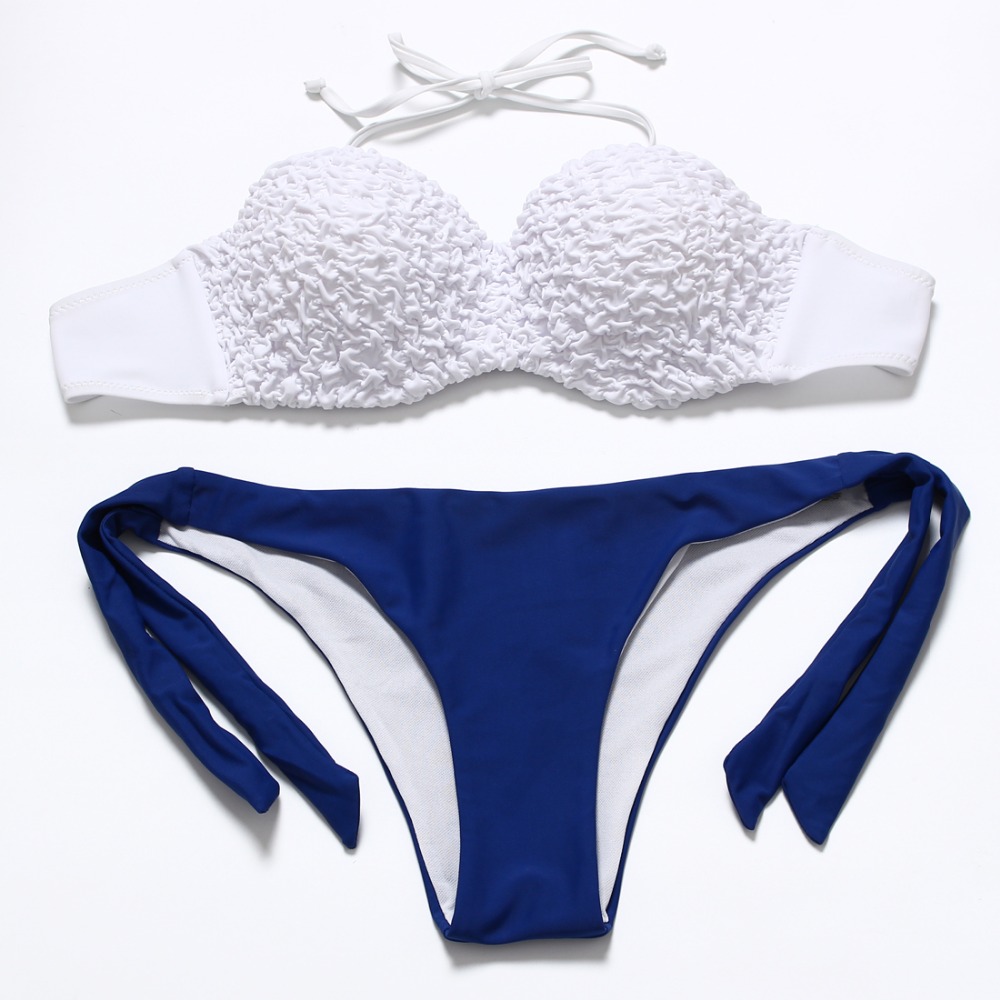 Stripsky Strappy Bandeau Bikini Embossing Pattern Women Swimwear Brazilian Sexy Push Up Swimsuit Underwire Bathingsuit Stripsky Strappy Bandeau Bikini Embossing Pattern Women Swimwear Brazilian Sexy Push Up Swimsuit Underwire Bathingsuit