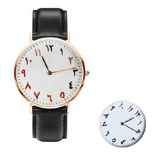 Arabic Numbers Watches New Design Genuine Leather Straps. Quartz Movement