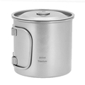 Keith Titanium Picnic Water Cup Mug Picnic Cookware No Scale No Tea Stains Bacteriostatic Function KS811