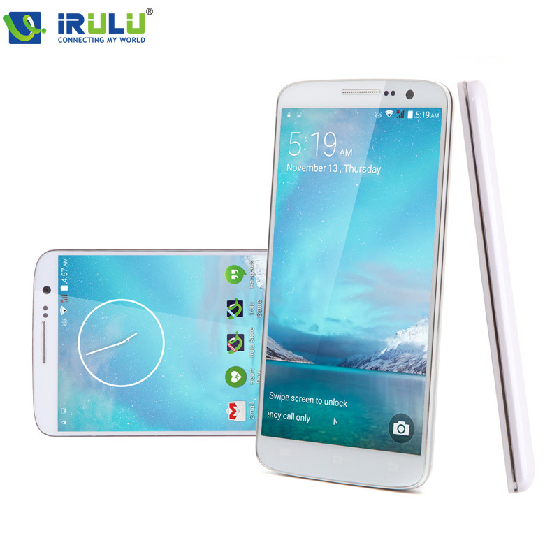 IRULU Unlocked U2 Smartphone 5 0 MTK6582 Android 4 4 Quad Core 8GB Dual SIM QHD13MP