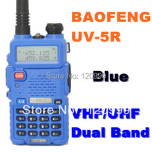 Free shipping+BAOFENG Bule UV-5R 136-174/400-480MHz VHF/UHF Dual Band Radio Handheld Tranceiver with free earpiece