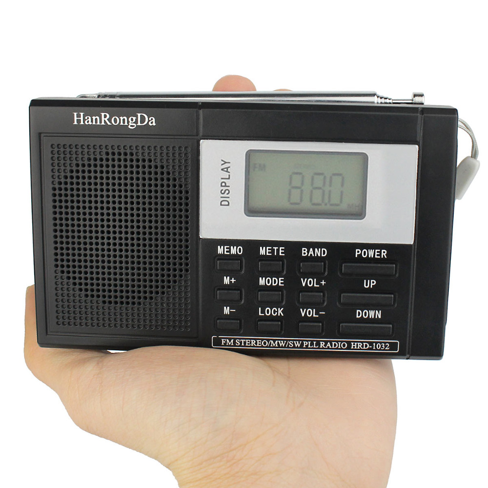 Pocket DSP FM Stereo / MW / SW Radio Shortwave Receiver Digital Alarm Clock Radio FM Y4178A