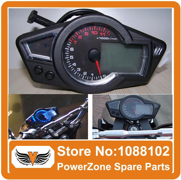 Euro II standard speedometer 125cc motorcycle YBR YJM 125 speedo meter odometer free shipping