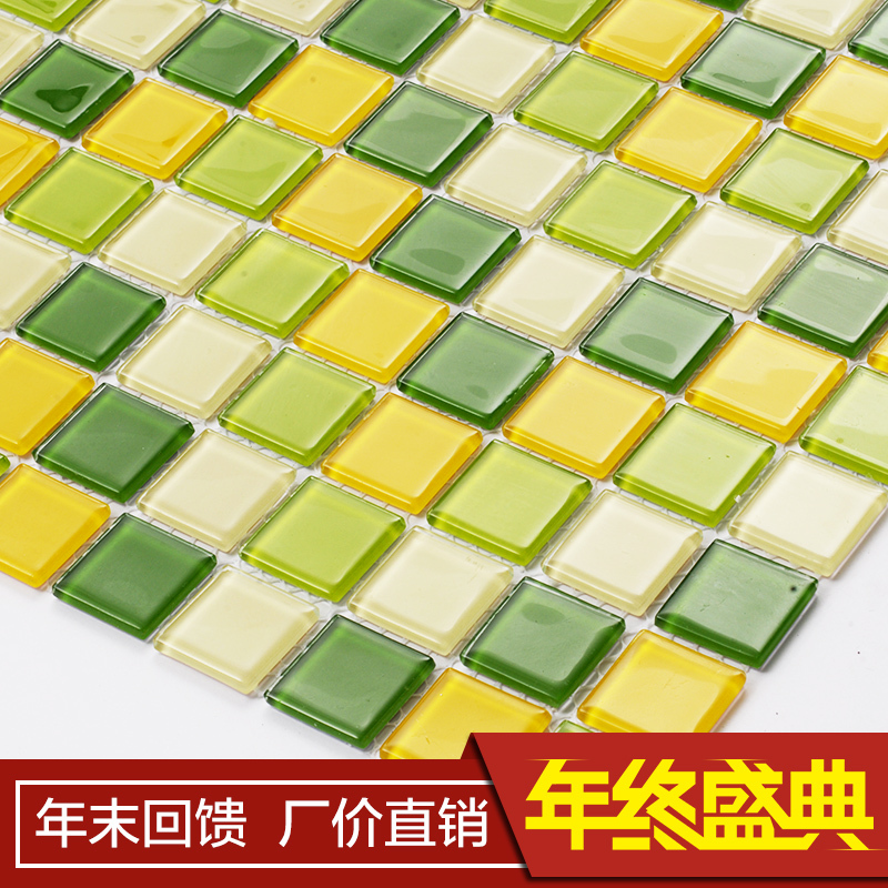 Bathroom mosaic mirror glass mosaic tile mosaic puzzle