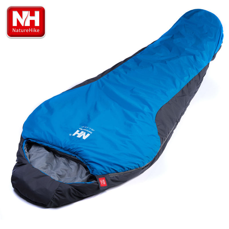 Free Shpping Via DHL 220*83cm  Camping & Hiking Mummy Sleeping Bag For Winter Autumn Ultralight Sleeping Bag-NatureHike