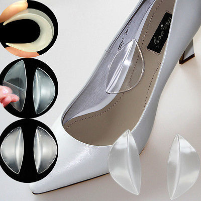 Гаджет  1 Pair Women Silicone Gel Cushion High Heel Shoes Inserts Insole Foot Arch Care Support Pads None Обувь