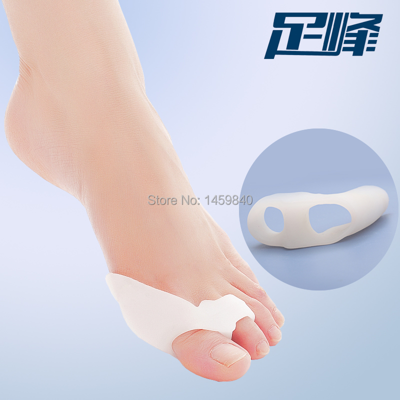 1 Pair Silicone Gel foot fingers Toe Separator thumb valgus protector Bunion adjuster Hallux Valgus pro