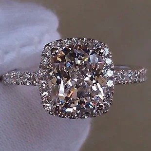 2 karat diamond wedding ring