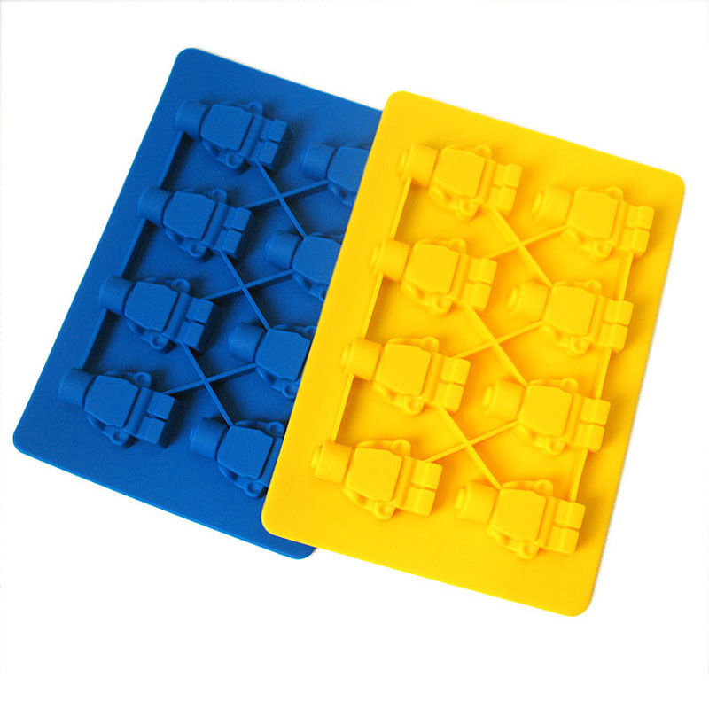 10pcs silicone lego minifigure 8 robot cube 10pcs silicone lego minifigure 8 robot cube