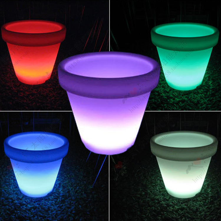 Solar Flower pot lamp led flower pot bonsai light bonsai light flower