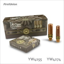 Hot sale e cigar cartomizer YW 4274 for UR-Cigar M 500 Puffs thick vapor pure Cuba cigar flavor electronic cigarette
