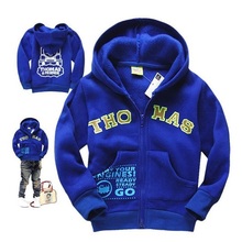 2015 Brand New Children hoodies Spring Autumn Kids cartoon pattern hooded coats Boys long sleeve outerwear