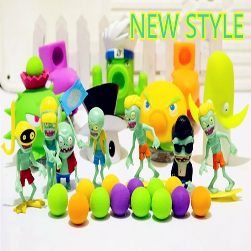 2015 new New Popular Game Plants vs Zombies Peashooter PVC Action Figure Model Toys Plants Vs Zombies Toys For Baby Gift