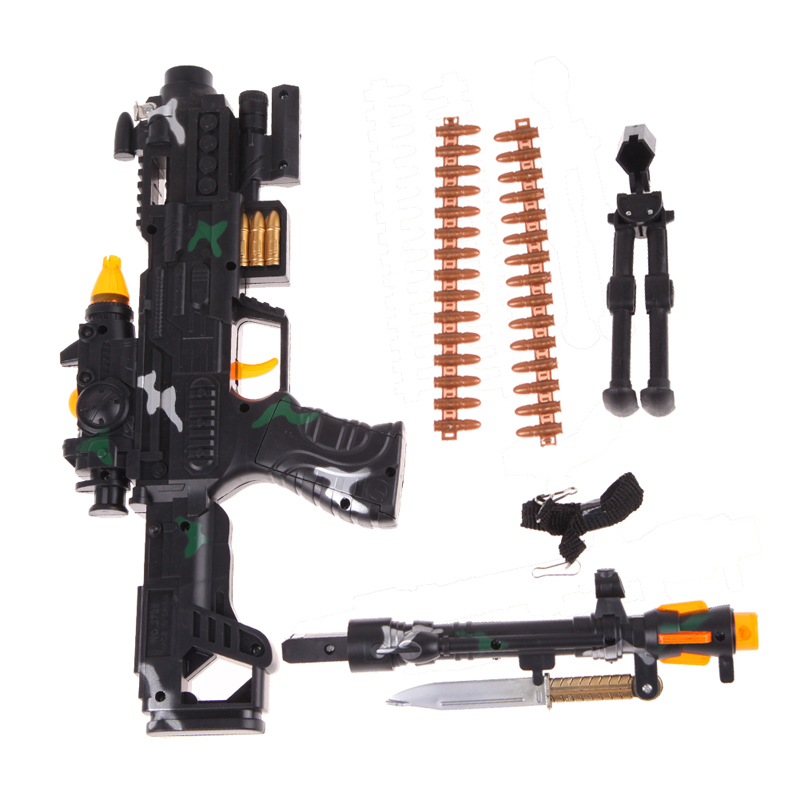 Гаджет  LS4G New Toy Kids Military Assault Machine Guns with Sound Lights Gift None Игрушки и Хобби