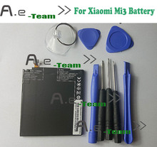 100% Новый Для Xiaomi Mi3 Батареи BM31 Высокое Качество 3050 мАч Замена Аккумулятор Для Xiaomi Mi3 M3 Смартфон Бесплатная Доставка