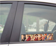 2pcs lot Cartoon ONE PIECE car Body window stickers Cover the scratch sticker Styling for Toyota