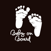 16*13cm Fashion Lovely 3D Baby On Board Sign Plate Warning Decal Reflect in Car Stickers Family Auto Covers, Baby Protect