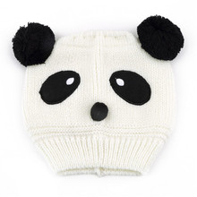 1x Hot Sale Lovely Animal Panda Baby Hats And Caps Kids Boy Girl Crochet Beanie Hats