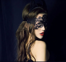 1PC Women fashion Party Lace black Masks Christmas Day Birthday Masquerade Party Fancy Dress Costume Wedding Super sexy lady
