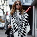 2015New Arrival Luxry Brand Thicken Vintage Geometric za Winter Scarf Ethnic Stole Kerchief For Woman Fashion