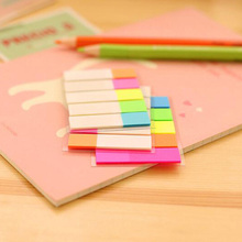 3PCS Colorful Post It Fluorescent Sticker Bookmark Marker Memo Flags Index Sticky Note Stationery Novelty
