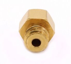 10pcs 3D printer accessories ReprapMakerbot MK8 head extruder nozzle brass nozzle 1 75 0 2mm 1