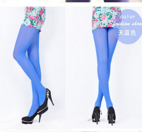 FD1122-Womens-Footed-Tights-Thick-Opaque-Stockings-Pantyhose-Leggings-Candy-Sock