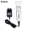 110V 220V Extra Battery Titanium Blade Kemei Professional Hair Trimmer Electric Hair Clipper Cutting Machine Shearer
