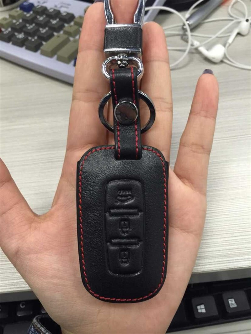 Skóra klucz samochodowy nakładka na klucz przypadku