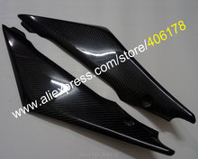 Hot Sales,2 x Carbon Fiber Tank Side Covers Panels Fairing For Suzuki GSXR1000 2005 2006 K5 GSXR 1000 Tank Side Cover Panel