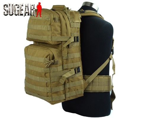 3 color Airsoft Tactical Military 600D Nylon Molle Assault Backpack With Padded Waist Belt for Men US Army Hunting Backpack Bag