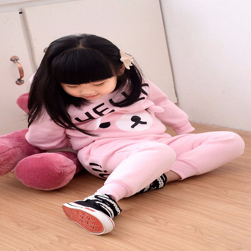 autumn girl cartoon clothing set (4)