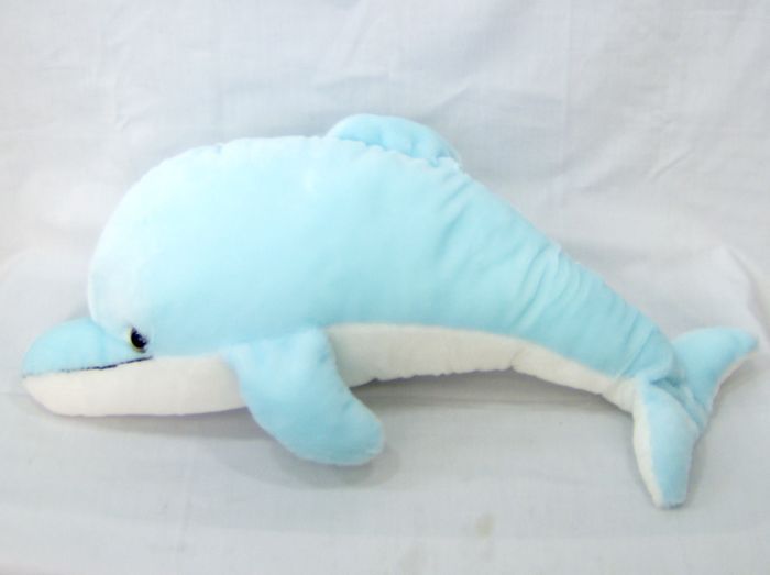 small cute plush dolphin toy new lovely blue dolphin doll gift about 50cm aeProduct.getSubject()