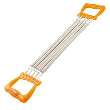 2015 Highly Commend Child Orange Handle Five Springs Chest Expander Pull Exerciser