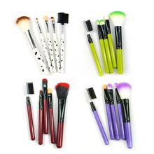 5Pcs Makeup Blush Eyeshadow Leopard Brushes Lipstic Cosmetic Make Up Brush Set Tool New Y8 CQ4
