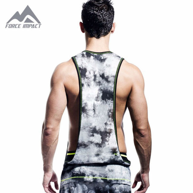 Buy New Men's Cotton Vigor Tank Tops Low Cut Side