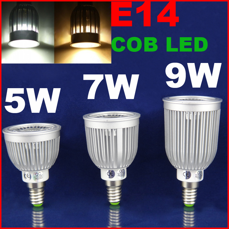 5PCS 9W  GU10  AC85~265V White/Warm white LED Bulb COB Light Spot Light LED Light Lamp Epistar LED tube Super bright indoor
