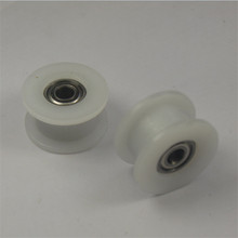 3D printer accessories 10 pcs *smooth TIMING BELT IDLER PULLEY+BEARING delrin POM H wheel 3/4/5 mm bore REPRAP DIY PRUSA