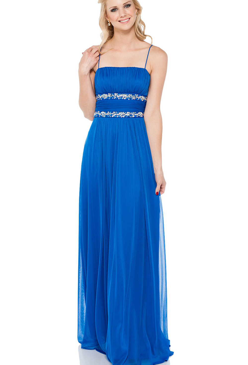 Sapphire strapless dress